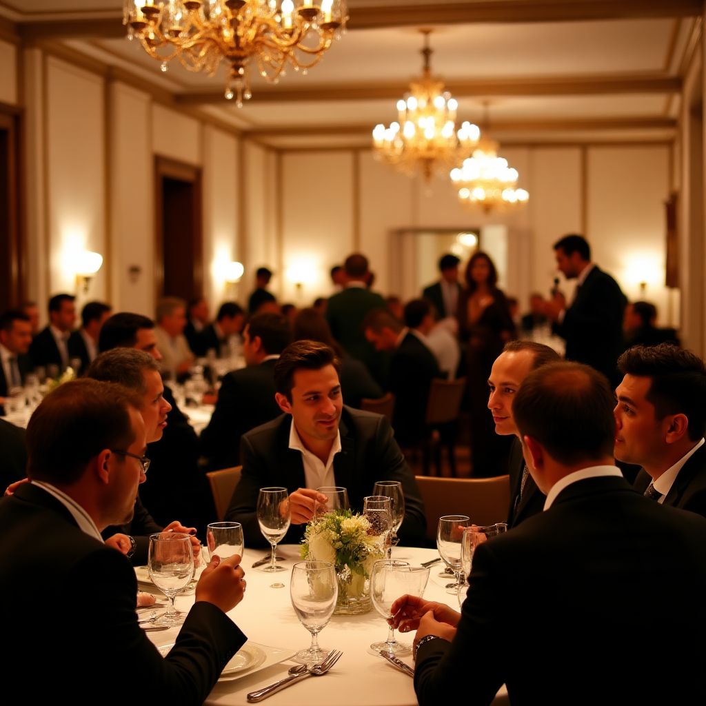 Evento de networking financiero